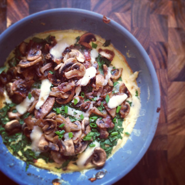 Mushroom Spinach Frittata
