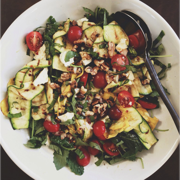 Grilled Zucchini Salad