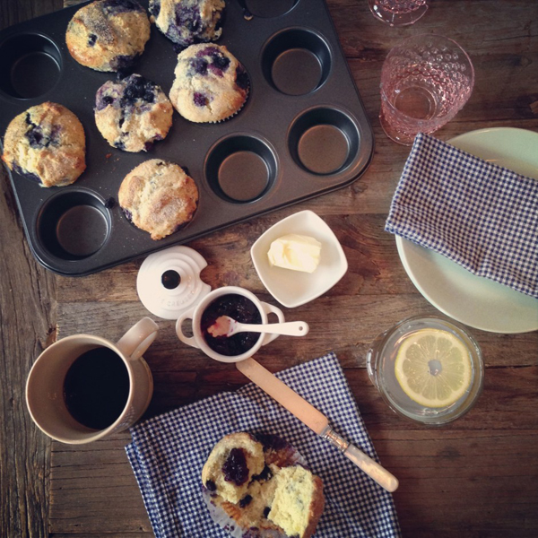 Lemon Blueberry Muffins