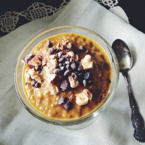 Pumpkin Spice Chia Bowl