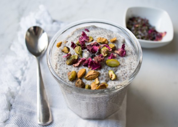 Rose Lavender Chia Pudding