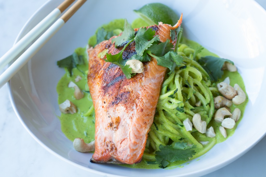 Trout & Thai Curry Noodles_