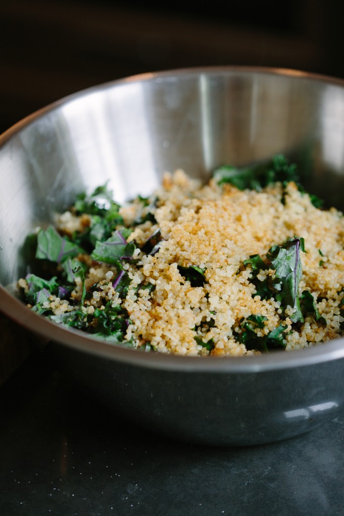 Kale & Crispy Quinoa with Creamy Lime Dressing-4